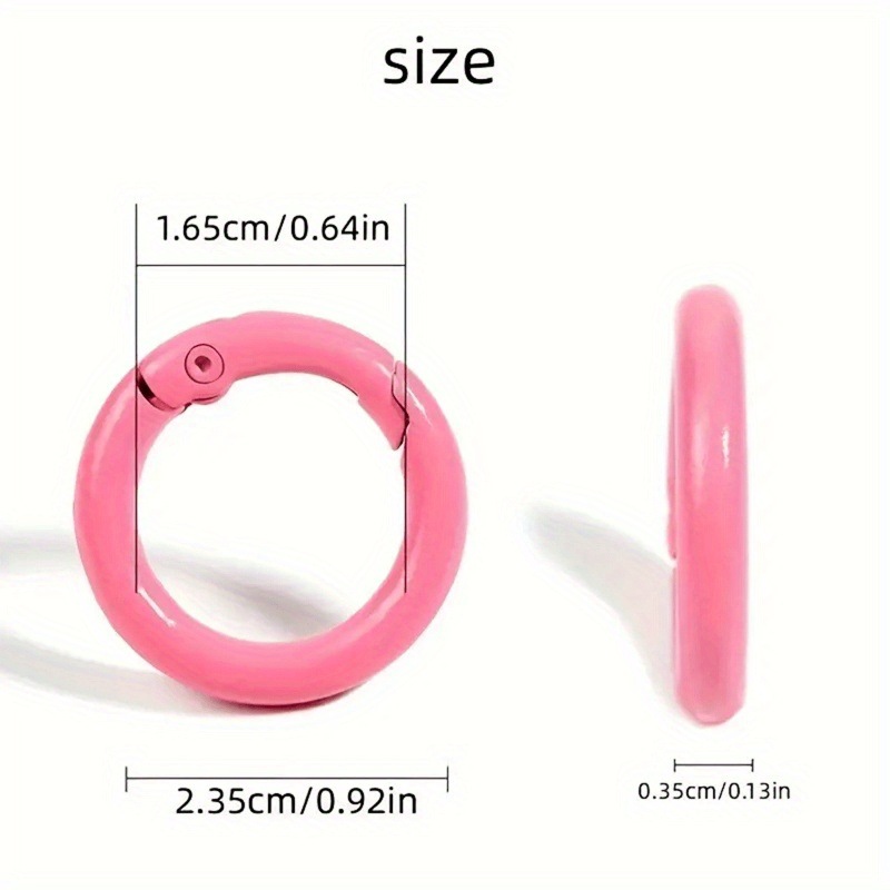 10 Stück 23,5mm Metall-Feder-O – Jewelry Making Loops Bewertung und Preis