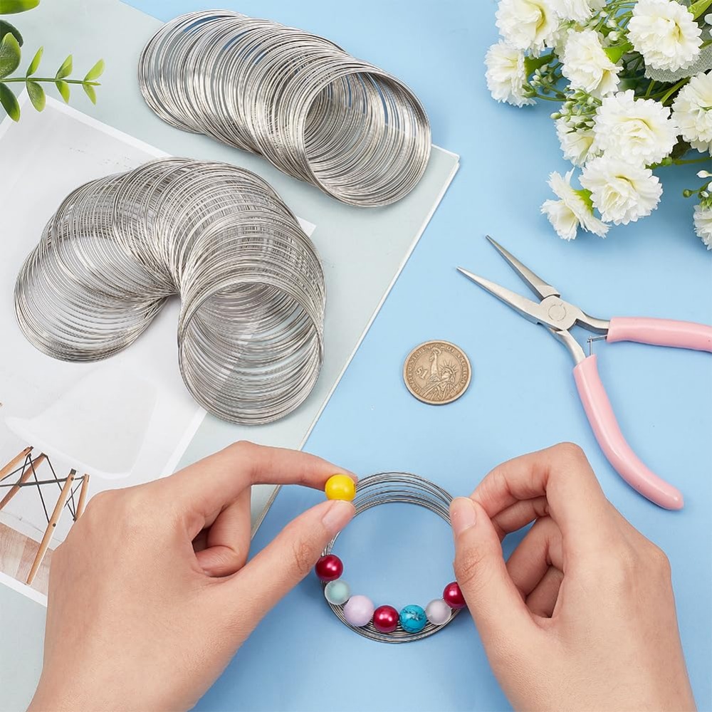 300 Loop-Schmuckdraht, Memory- – Memory Wire Bracelet Bewertung und Preis