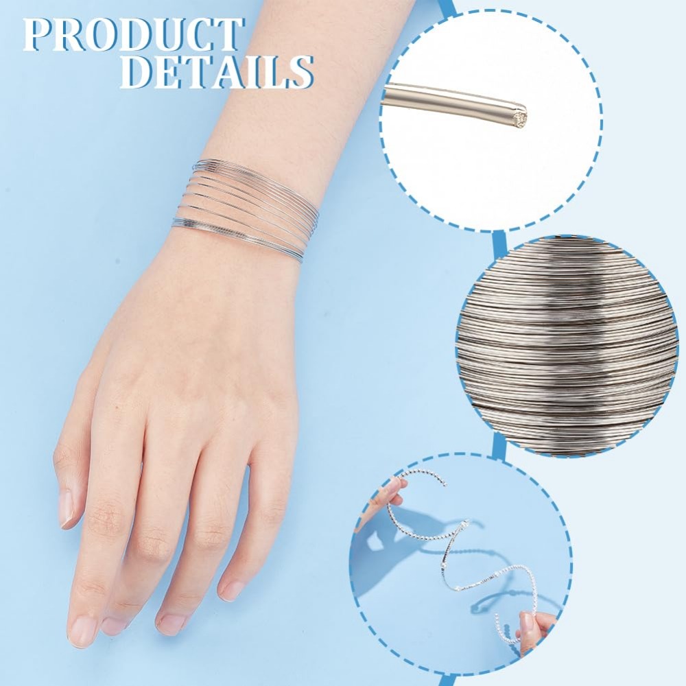 300 Loop-Schmuckdraht, Memory- – Memory Wire Bracelet Bewertung und Preis