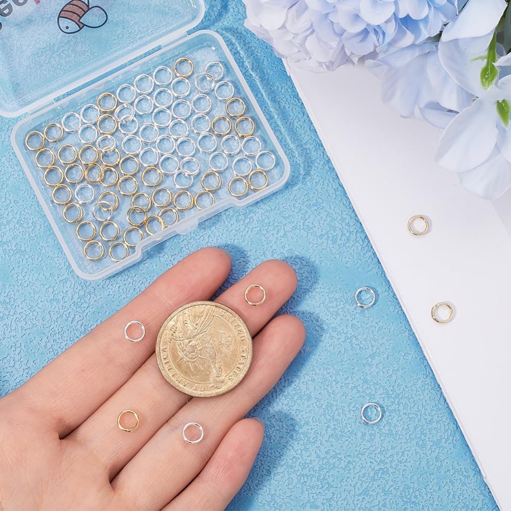 1 Box 80 Stück geteilter Biege – Jewelry Making Loops Bewertung und Preis