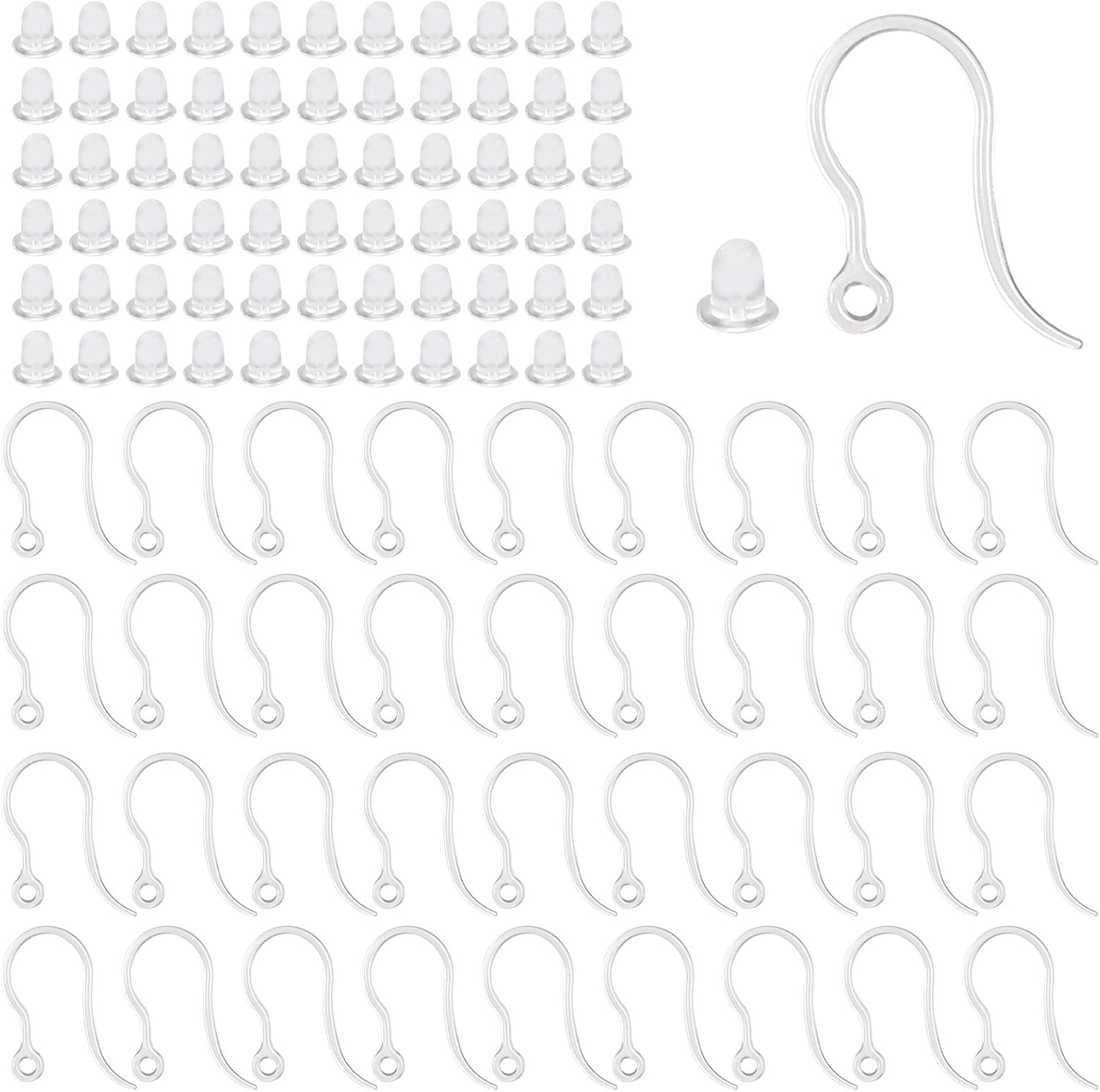 40 Stück durchsichtige Kunstst – Jewelry Making Thread Bewertung und Preis
