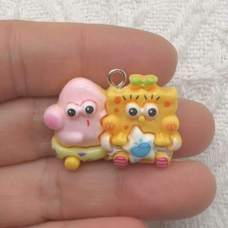 10 Stück Cartoon-Harzanhänger, – Jewelry Making Pendants Bewertung und Preis