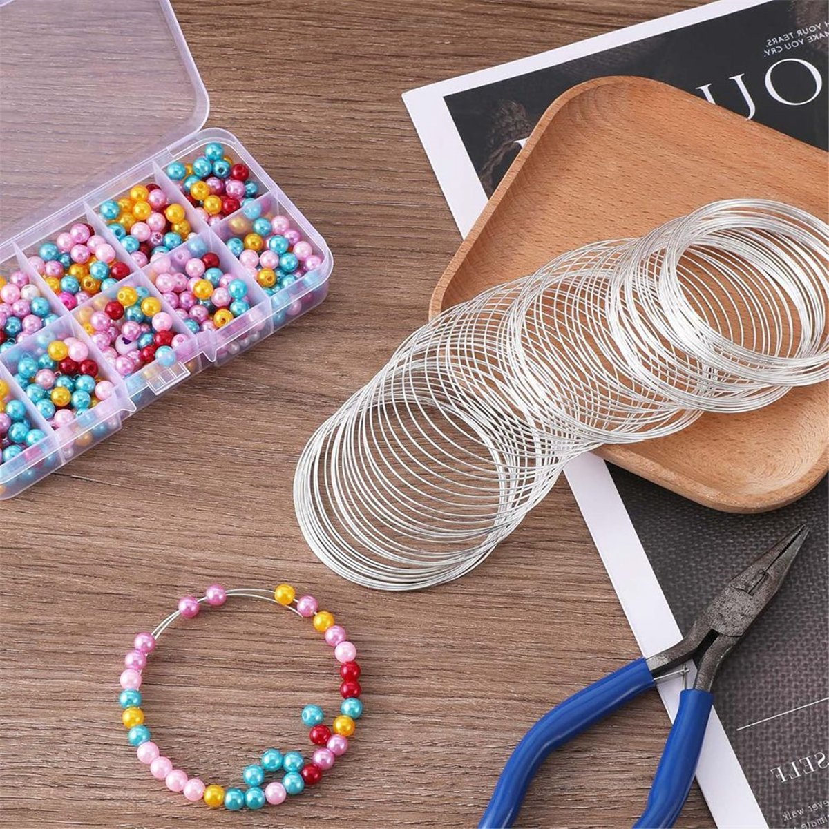 A008 100-Schlaufen-Schmuckdrah – Memory Wire Bracelet Bewertung und Preis