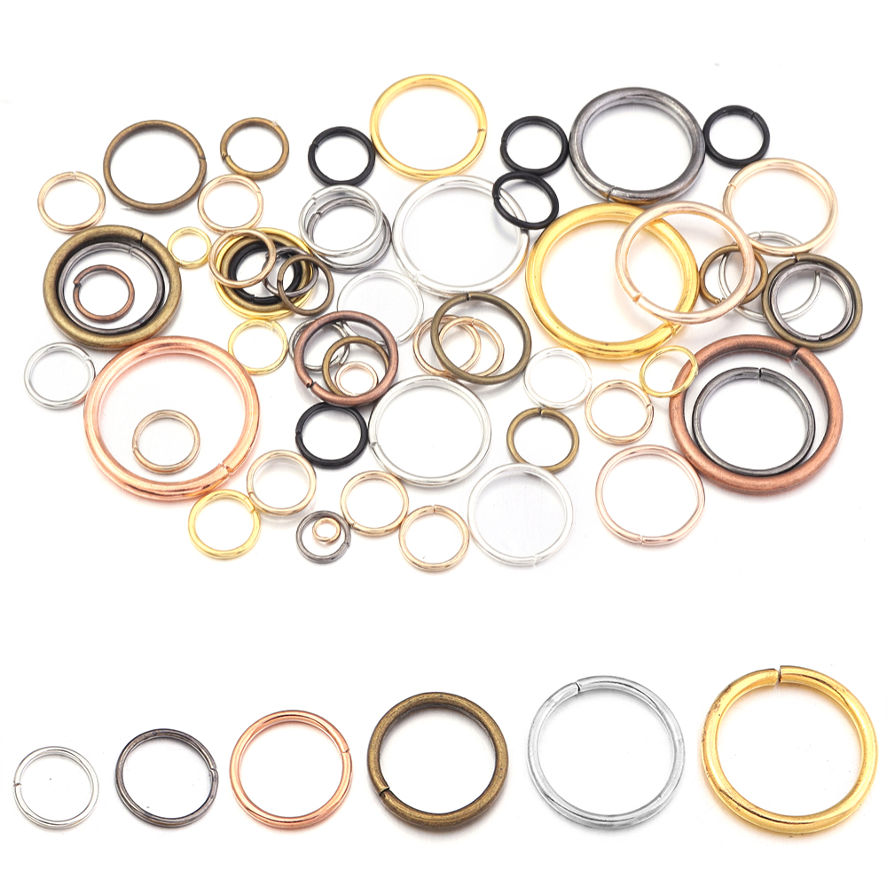 50-200 Stück/Lot 3-20mm Einzel – Jewelry Making Loops Bewertung und Preis