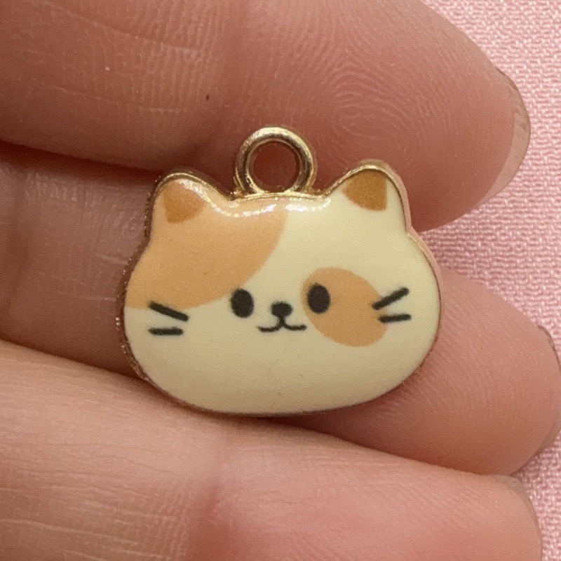 12 Stück bedruckte Katzenkopf- – Jewelry Making Pendants Bewertung und Preis
