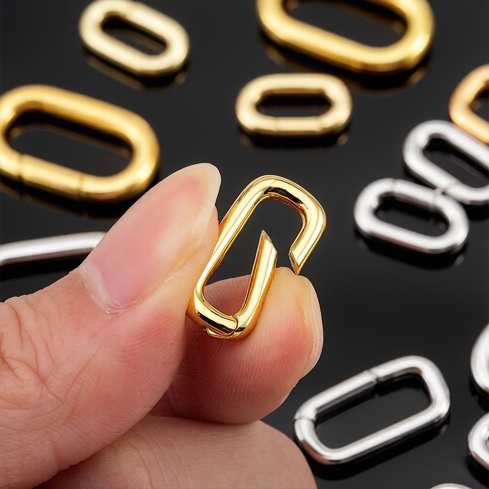 2 Stück 18K vergoldete ovale K – Jewelry Making Hoops Bewertung und Preis