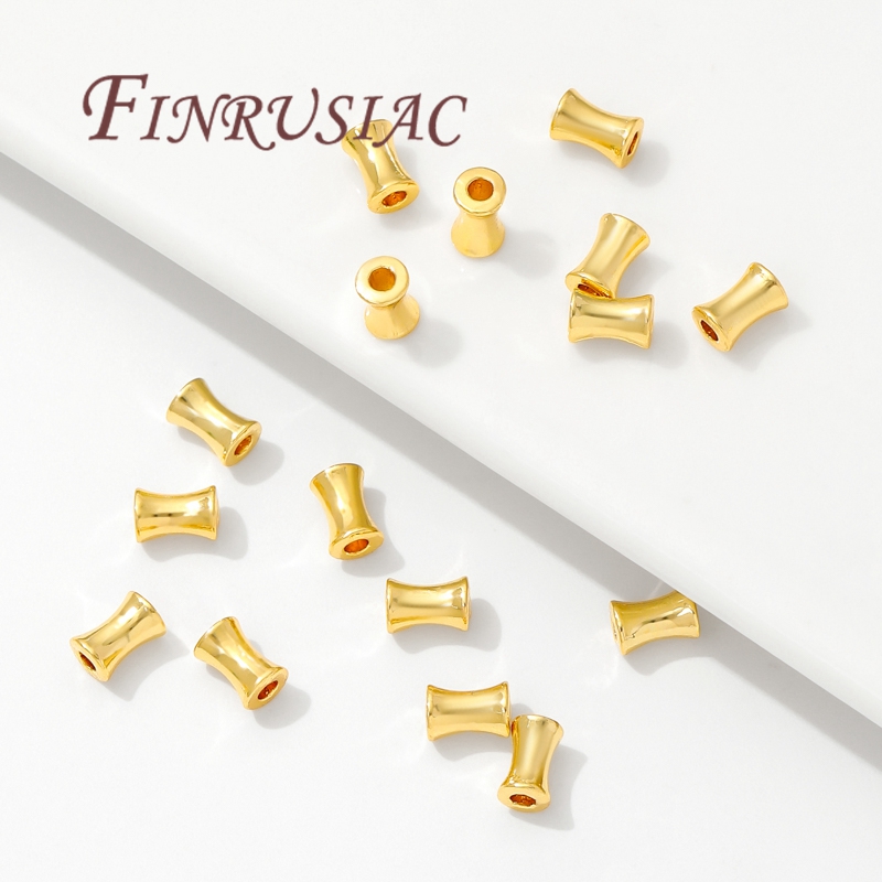 18K vergoldete Messingrohrperl – Crimp Bead Tube Bewertung und Preis