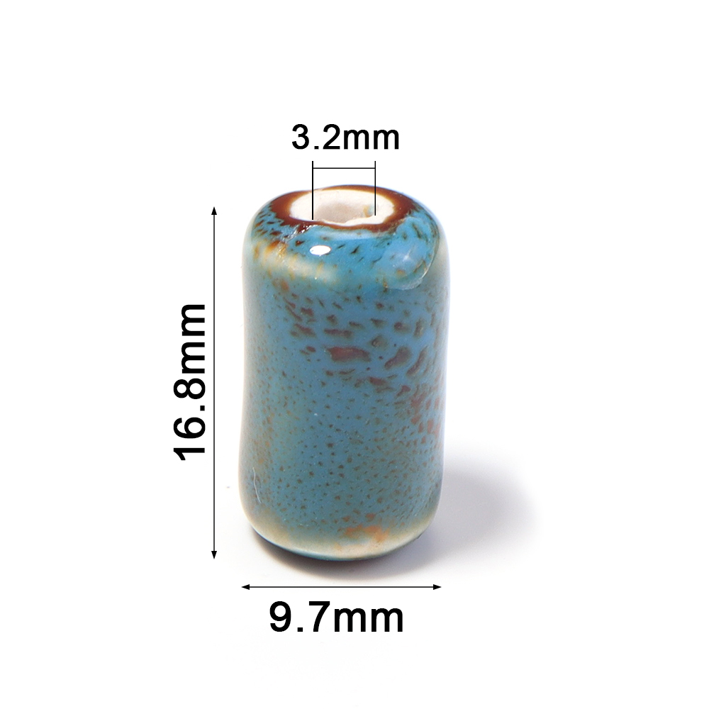10 Stück farbige, glasierte Ke – Crimp Bead Tube Bewertung und Preis