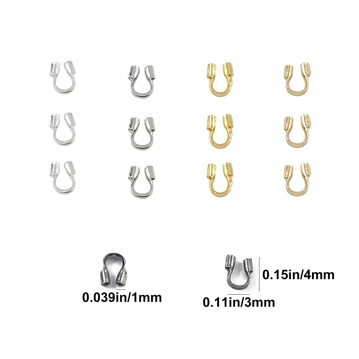 100-300 Stück 3X4mm Drahtschut – Jewelry Making Loops Bewertung und Preis