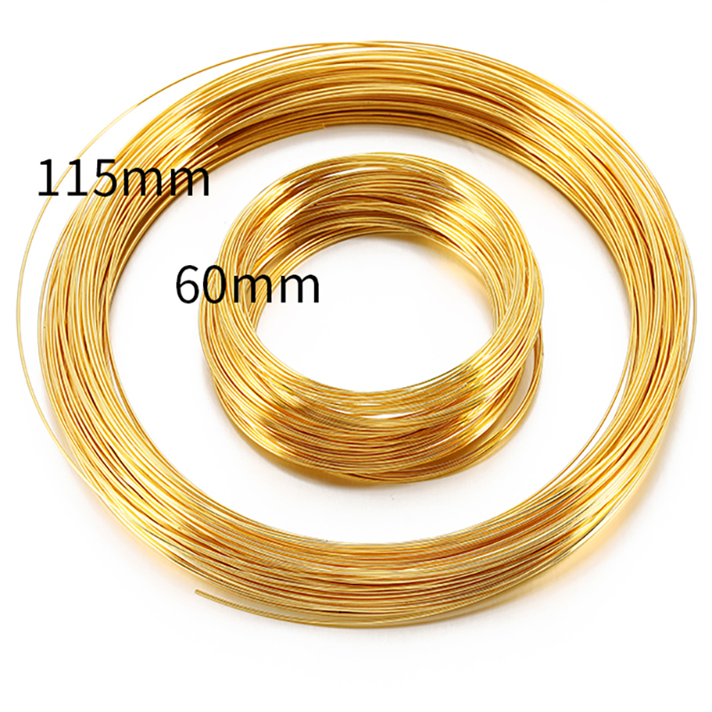 100 Schlaufen Gold Stahl Farbe – Memory Wire Bracelet Bewertung und Preis
